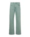 Jacquemus Straight Jeans In Green
