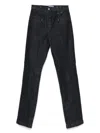 Jacquemus Straight Jeans In Dark Blue Denim In Blue