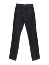 Jacquemus Straight Jeans In Dark Blue Denim In Blue