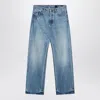 Jacquemus Straight Leg Denim Pants In Indigo Color Men In Blue
