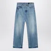 Jacquemus Straight Leg Denim Pants In Indigo Color Men In Blue