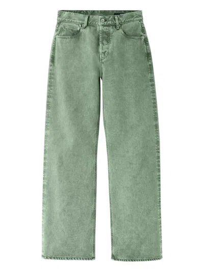 Jacquemus Straight-leg Jeans In Green