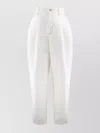 Jacquemus Women Le De-nimes Curzi Jeans In White