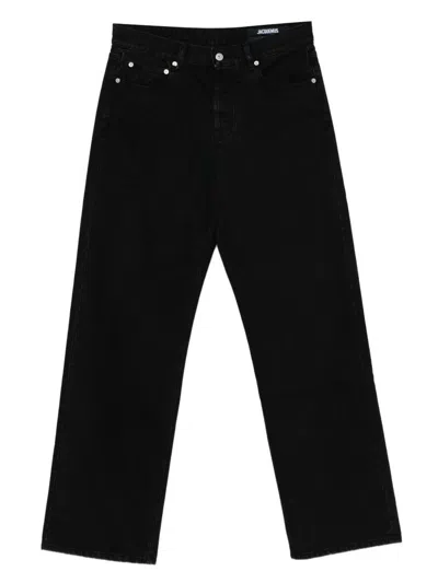 JACQUEMUS STRAIGHT-LEG JEANS IN 'DE-NÎMES' DENIM