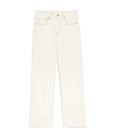 Jacquemus Straight Leg Jeans In White