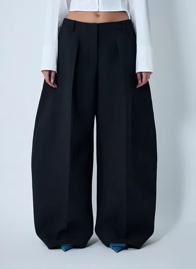 Jacquemus Straight-leg Pants In Black