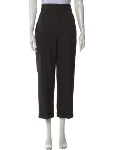 Pre-owned Jacquemus Straight Leg Pants In Black