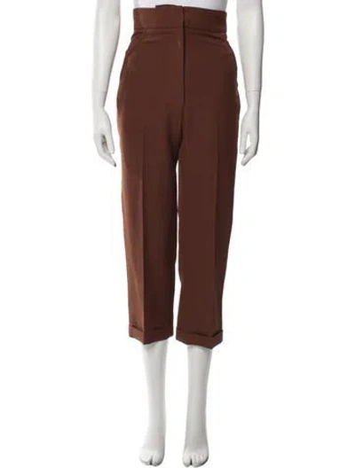 Pre-owned Jacquemus Straight Leg Pants In Brown