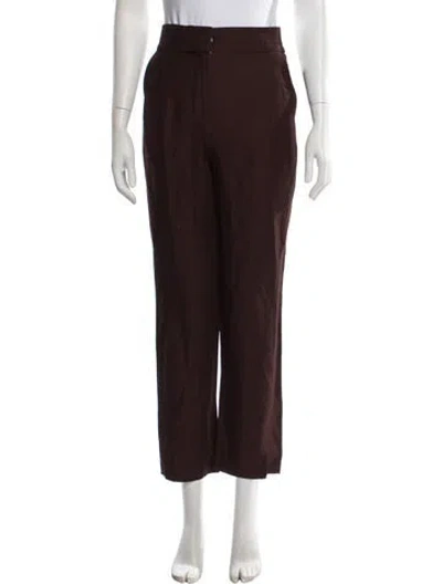 Pre-owned Jacquemus Straight Leg Pants In Brown
