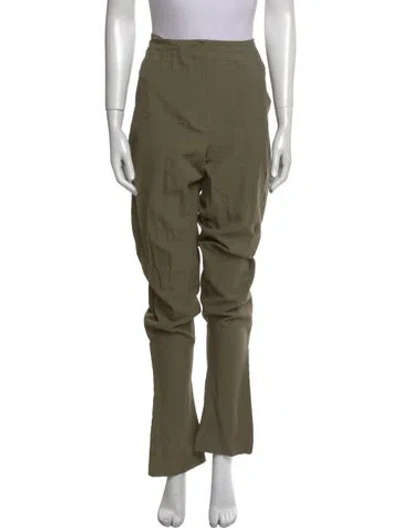 Pre-owned Jacquemus Straight Leg Pants In Green