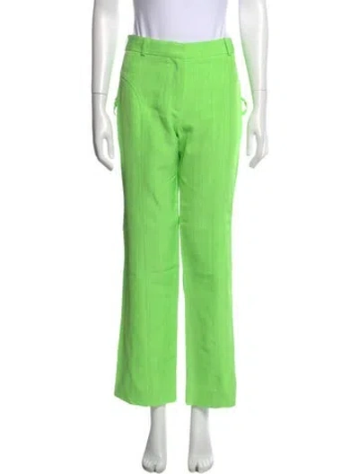Pre-owned Jacquemus Straight Leg Pants In Green