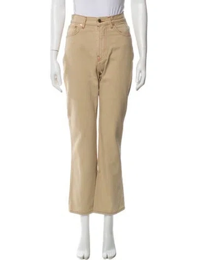 Pre-owned Jacquemus Straight Leg Pants In Neutral