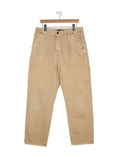 Pre-owned Jacquemus Straight Leg Pants In Neutral