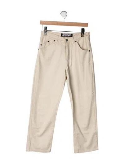 Pre-owned Jacquemus Straight Leg Pants In Neutrals