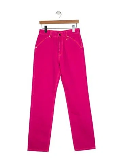 Pre-owned Jacquemus Straight Leg Pants In Pink