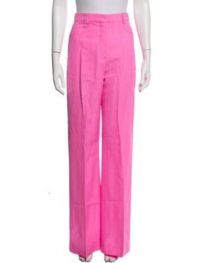 Pre-owned Jacquemus Straight Leg Pants In Pink