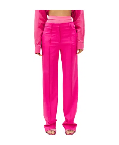 Jacquemus Straight-leg Tailored Trousers In Pink