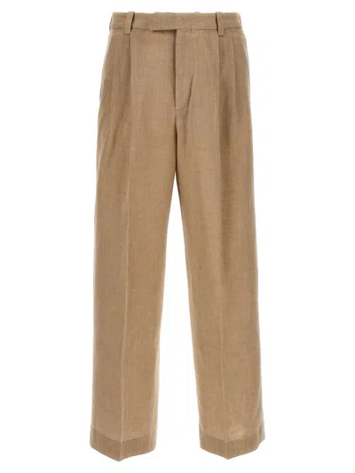 Jacquemus Straight-leg Trousers In Neutrals