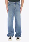Jacquemus Straight-leg Trousers With Contrast Stitching
