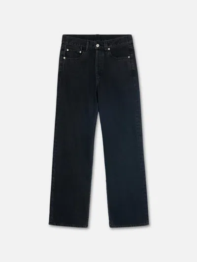 Jacquemus Straight-leg Denim Pants In Black