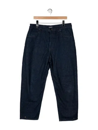 Pre-owned Jacquemus Straight-leg Jeans In Blue