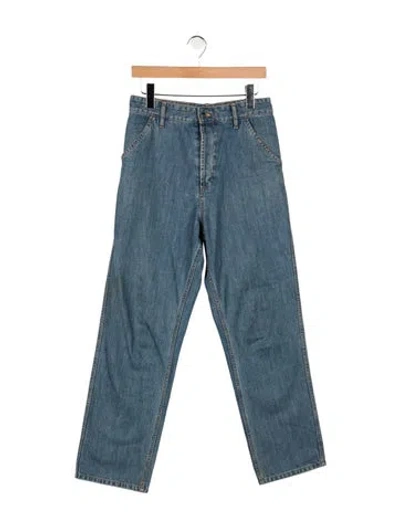 Pre-owned Jacquemus Straight-leg Jeans In Blue