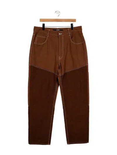 Pre-owned Jacquemus Straight-leg Jeans In Brown