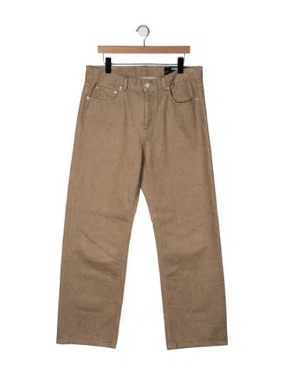 Pre-owned Jacquemus Straight-leg Jeans In Green