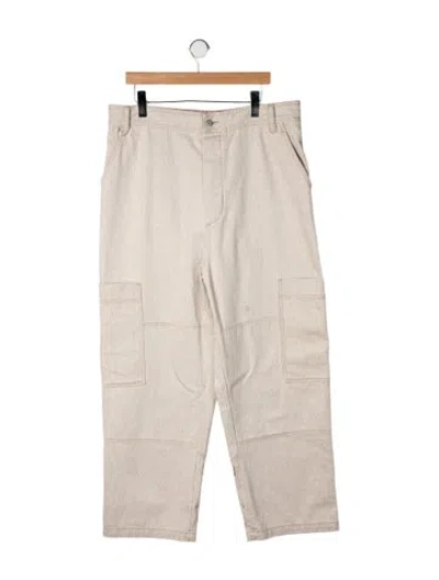 Pre-owned Jacquemus Straight-leg Jeans In Neutrals