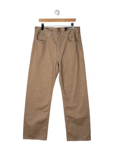 Pre-owned Jacquemus Straight-leg Jeans W/ Tags In Neutrals