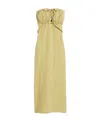 Jacquemus La Robe Bikini Strapless Midi Dress In Nude