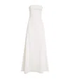 Jacquemus Strapless Maxi Dress In White