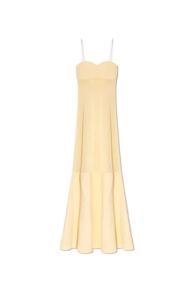 Jacquemus La Robe Fino Maxi Dress In Yellow