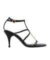 Jacquemus Black Le Chouchou 'les Sandales Pralu' Heeled Sandals In Black