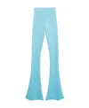 Jacquemus Stretch Bootcut Trousers In Blue