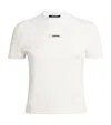 Jacquemus White Les Classiques 'le T-shirt Gros Grain' T-shirt In White