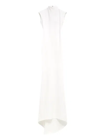 JACQUEMUS STRETCH JERSEY CRÊPE DRESS