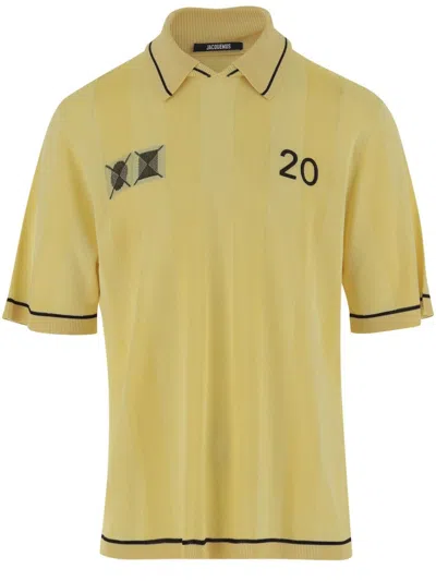 Jacquemus Le Polo Liga T-shirt In Yellow