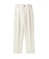 Jacquemus Stripe-pattern Trousers In White