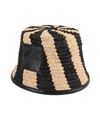 Jacquemus Striped Bucket Hat In Multi
