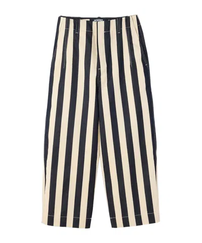 Jacquemus Striped Casual Pants In Multi