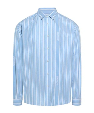 JACQUEMUS JACQUEMUS STRIPED COLLARED LONG-SLEEVE SHIRT