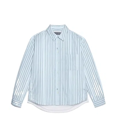 JACQUEMUS JACQUEMUS STRIPED COLLARED LONG-SLEEVE SHIRT