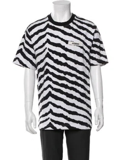 Pre-owned Jacquemus Striped Crew Neck T-shirt In Multi