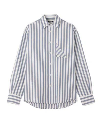 Jacquemus Striped Jacquard Shirt In Multi