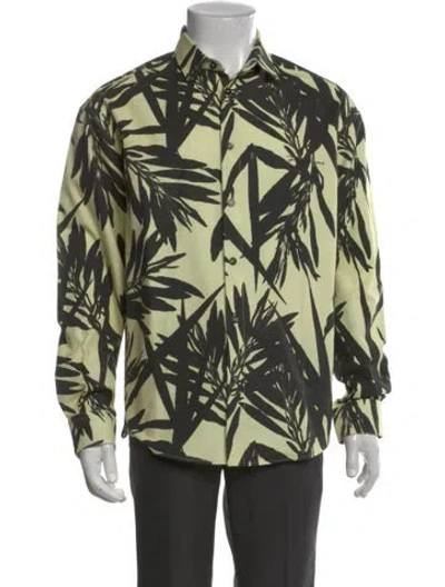 Pre-owned Jacquemus Striped Long Sleeve Shirt In Green