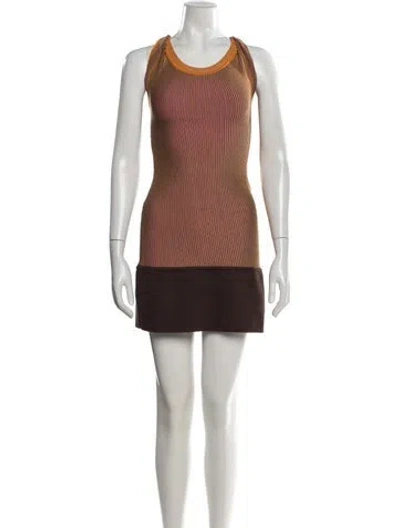 Pre-owned Jacquemus Striped Mini Dress W/ Tags In Multicolor