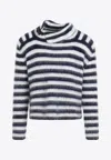 Jacquemus 'marina's Mohair Sweater In Navy