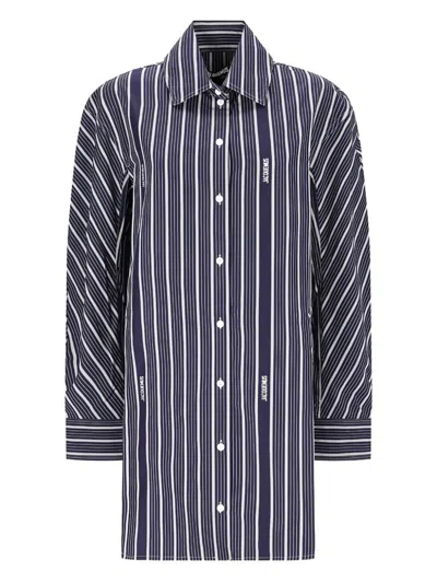 JACQUEMUS JACQUEMUS STRIPED OVAL SHIRT