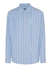 Jacquemus Boulanger Striped Long-sleeved Shirt In Black